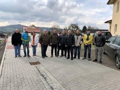 Ortsbereisung am 16.04.2019, hier in Ehrenberg.